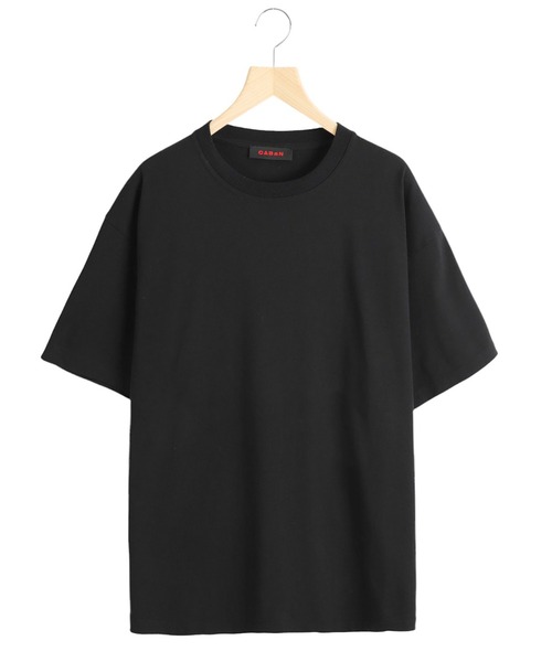 caban（キャバン）の「CABan / キャバン：ドライスビンコットン ハーフスリーブTシャツ：59033103003[MUS]（Tシャツ/カットソー・メンズ・ブラック/ホワイト・L/M）」の2枚目の写真