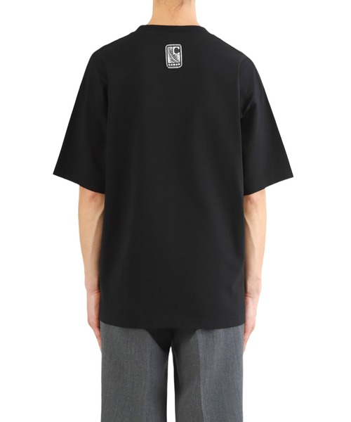 caban（キャバン）の「CABan / キャバン：ドライスビンコットン ハーフスリーブTシャツ：59033103003[MUS]（Tシャツ/カットソー・メンズ・ブラック/ホワイト・L/M）」の9枚目の写真