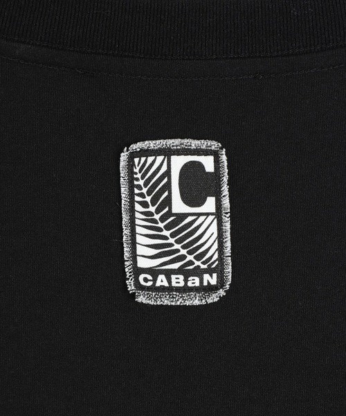 caban（キャバン）の「CABan / キャバン：ドライスビンコットン ハーフスリーブTシャツ：59033103003[MUS]（Tシャツ/カットソー・メンズ・ブラック/ホワイト・L/M）」の4枚目の写真