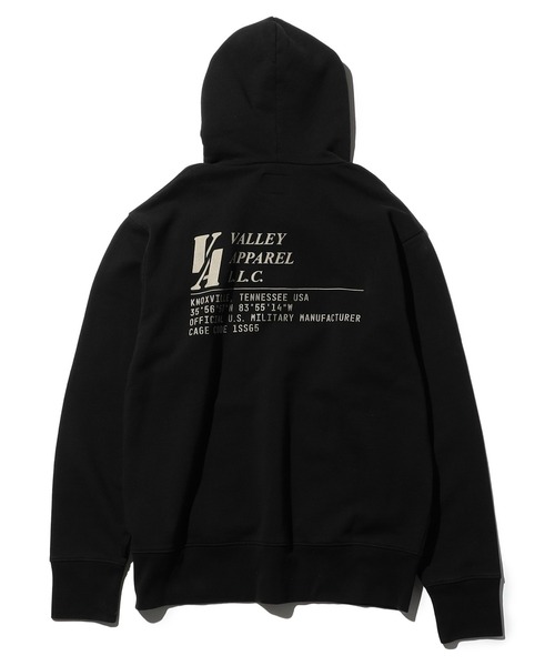Valley Apparel(バレーアパレル)の「バーティカルロゴパーカー(パーカー・メンズ・ヘザーグレー/ブラック・LARGE/X-LARGE/MEDIUM)」の3枚目の写真