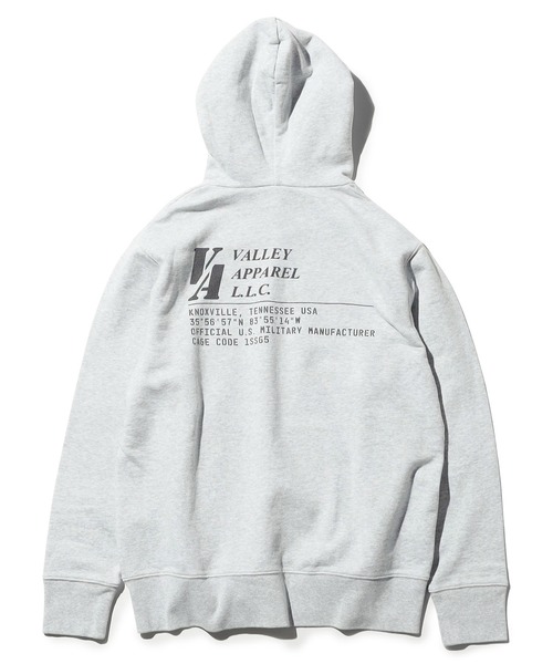 Valley Apparel(バレーアパレル)の「バーティカルロゴパーカー(パーカー・メンズ・ヘザーグレー/ブラック・LARGE/X-LARGE/MEDIUM)」の9枚目の写真