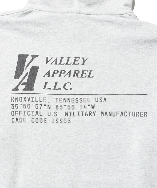 Valley Apparel(バレーアパレル)の「バーティカルロゴパーカー(パーカー・メンズ・ヘザーグレー/ブラック・LARGE/X-LARGE/MEDIUM)」の14枚目の写真