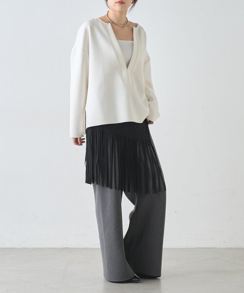 SHENERY（シーナリー）の「フリンジベルト（ベルト・レディース・ブラック/ブラウン・FREE）」の4枚目の写真