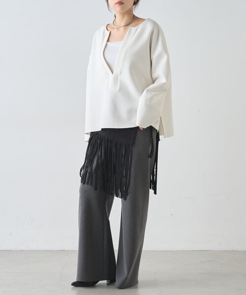 SHENERY（シーナリー）の「フリンジベルト（ベルト・レディース・ブラック/ブラウン・FREE）」の5枚目の写真