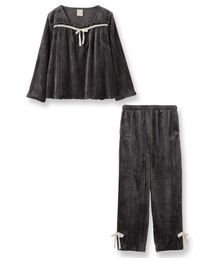 fran de lingerie（フランデランジェリー）の「もこもこ ルームウェア パジャマ レディース 冬 あったか モコモコ 着る毛布「メモリーフリース」（ルームウェア/パジャマ）」