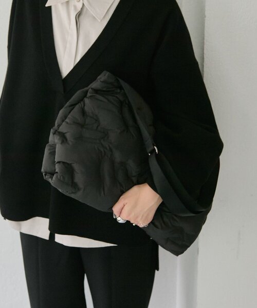 ear PAPILLONNER（イアパピヨネ）の「《410g》３ボンディングショルダーバッグ（ショルダーバッグ・レディース・ブラック/サックスブルー・FREE）」の7枚目の写真