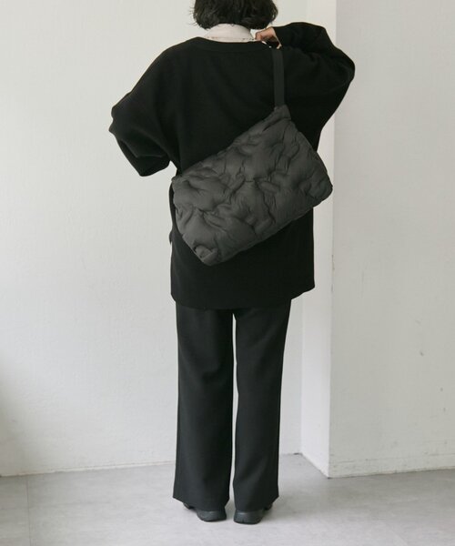 ear PAPILLONNER（イアパピヨネ）の「《410g》３ボンディングショルダーバッグ（ショルダーバッグ・レディース・ブラック/サックスブルー・FREE）」の9枚目の写真