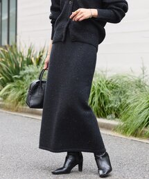 RIVE DROITE | 予約【セットアップ対応可】ブークレーヤーンタイトスカート(スカート)