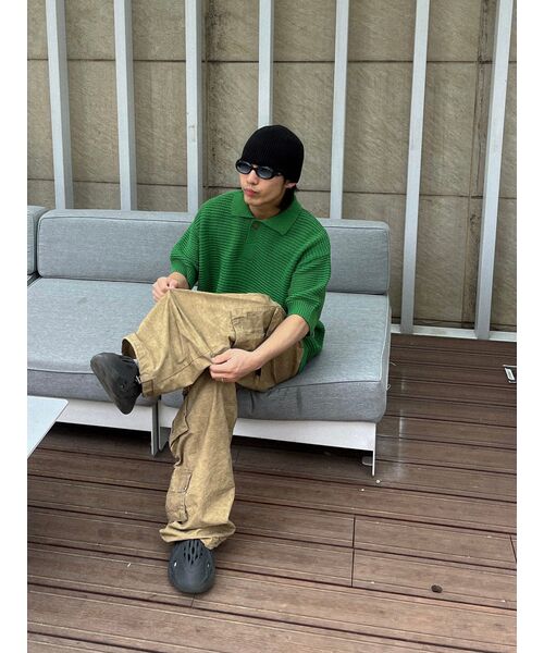 FLAREUP(フレアアップ)の「2.FLARE Knit Beanie (FL-716)(ニットキャップ/ビーニー・レディース・ブラック・FREE)」の2枚目の写真