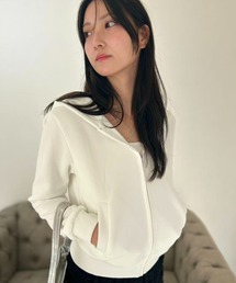 mebole（メボレ）の「ショートフーディーパーカー（パーカー）」