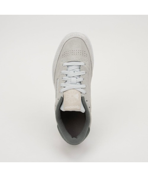 Reebok(リーボック)の「クラブシー 85 / CLUB C 85(スニーカー・メンズ・ライトグレー/コーラルピンク・23.0cm/23.5cm/24.5cm/24.0cm/25.0cm/25.5cm/26.0cm/26.5cm/27.0cm/27.5cm/28.0cm/28.5cm/29.0cm)」の9枚目の写真