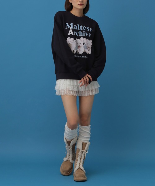 3.3 Field Trip （3.3フィールドトリップ）の「3.3 Field Trip／厚底レースアップファームートンブーツ（ブーツ・レディース・ベージュ/ブラック・MEDIUM/LARGE）」の10枚目の写真