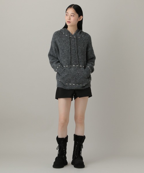 3.3 Field Trip （3.3フィールドトリップ）の「3.3 Field Trip／厚底レースアップファームートンブーツ（ブーツ・レディース・ベージュ/ブラック・MEDIUM/LARGE）」の12枚目の写真