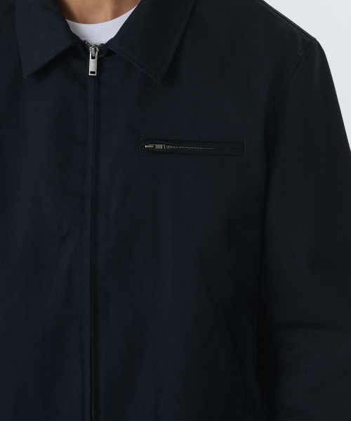 MUSINSA STANDARD（ムシンサスタンダード）の「ヘビーウェイトCPワークジャケット[ネイビー]（ブルゾン・メンズ・その他・MEDIUM/LARGE/X-LARGE/XX-LARGE）」の5枚目の写真