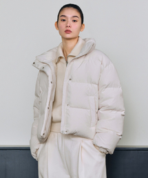 MUSINSA STANDARD WOMAN（ムシンサスタンダードウーマン）の「レディースダウンパフショートパッド入りジャケット[アイボリー]（ダウンジャケット/コート・レディース）」