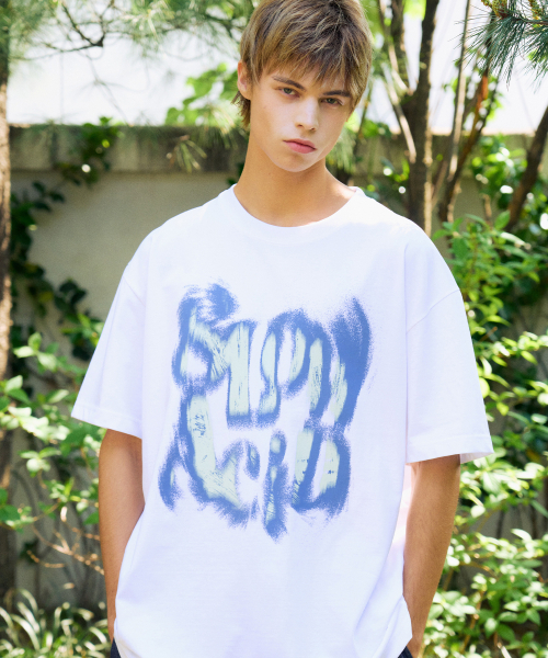 SLOWACID（スローアシッド）の「ストローク 半袖Tシャツ [ホワイト]（Tシャツ/カットソー・レディース・その他・LARGE/MEDIUM/X-LARGE）」の2枚目の写真