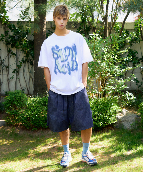 SLOWACID（スローアシッド）の「ストローク 半袖Tシャツ [ホワイト]（Tシャツ/カットソー・レディース・その他・LARGE/MEDIUM/X-LARGE）」の4枚目の写真