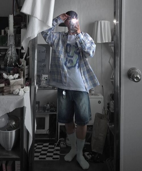 SLOWACID（スローアシッド）の「ストローク 半袖Tシャツ [ホワイト]（Tシャツ/カットソー・レディース・その他・LARGE/MEDIUM/X-LARGE）」の9枚目の写真