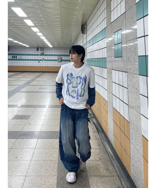 SLOWACID（スローアシッド）の「ストローク 半袖Tシャツ [ホワイト]（Tシャツ/カットソー・レディース・その他・LARGE/MEDIUM/X-LARGE）」の19枚目の写真