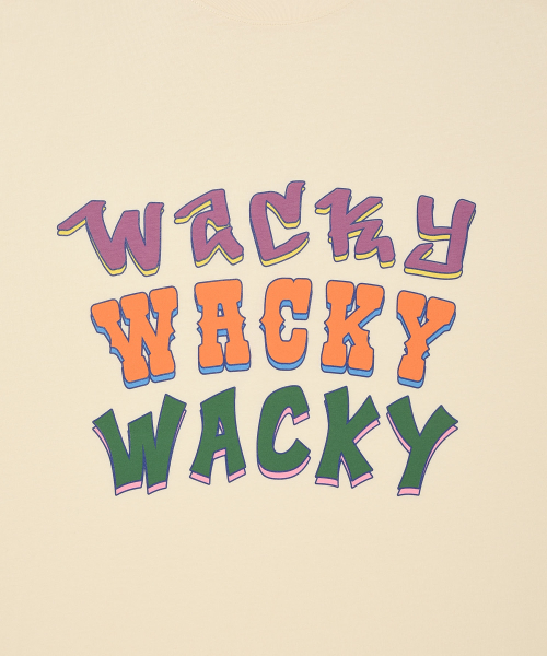 Wacky WiLLy(ワッキーウィリー)の「マルチタイポ半袖Tシャツクリーム(Tシャツ/カットソー・レディース・その他・MEDIUM/LARGE/X-LARGE/SMALL)」の5枚目の写真