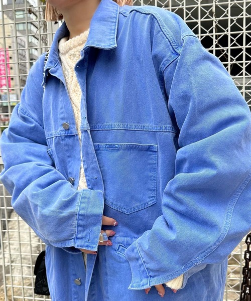 MENDL'S】ウォッシュ加工モンスターカバーオール（デニムジャケット