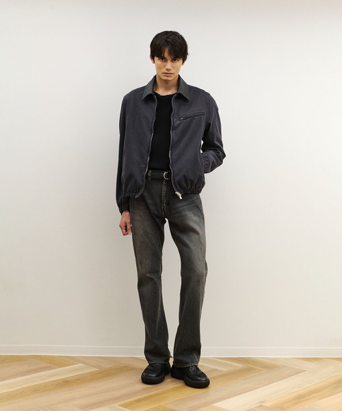 VEIN (ヴェイン)の「サルファーダイド チノクロス ワークJKT / SULFUR DYED CHINO CLOTH WORK JKT(ミリタリージャケット・メンズ・グレー/ベージュ/ブラック・2/1/3/4)」の12枚目の写真