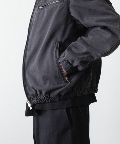 VEIN (ヴェイン)の「サルファーダイド チノクロス ワークJKT / SULFUR DYED CHINO CLOTH WORK JKT(ミリタリージャケット・メンズ・グレー/ベージュ/ブラック・2/1/3/4)」の9枚目の写真