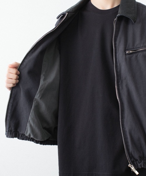 VEIN (ヴェイン)の「サルファーダイド チノクロス ワークJKT / SULFUR DYED CHINO CLOTH WORK JKT(ミリタリージャケット・メンズ・グレー/ベージュ/ブラック・2/1/3/4)」の10枚目の写真