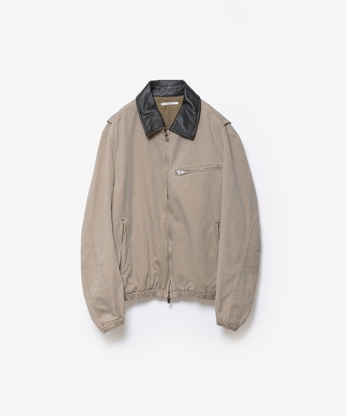 VEIN (ヴェイン)の「サルファーダイド チノクロス ワークJKT / SULFUR DYED CHINO CLOTH WORK JKT(ミリタリージャケット・メンズ・グレー/ベージュ/ブラック・2/1/3/4)」の19枚目の写真