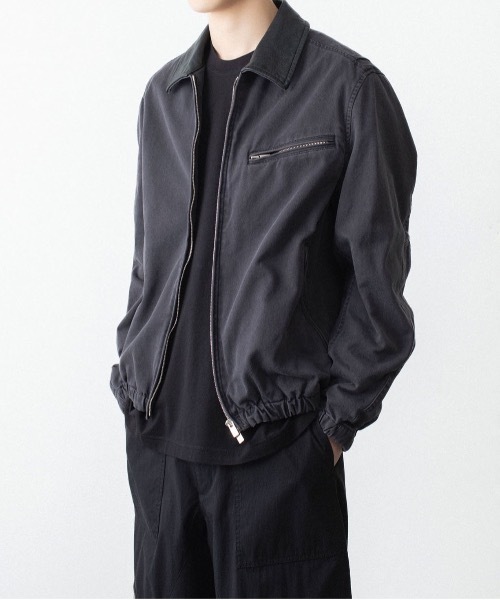 VEIN (ヴェイン)の「サルファーダイド チノクロス ワークJKT / SULFUR DYED CHINO CLOTH WORK JKT(ミリタリージャケット・メンズ・グレー/ベージュ/ブラック・2/1/3/4)」の21枚目の写真
