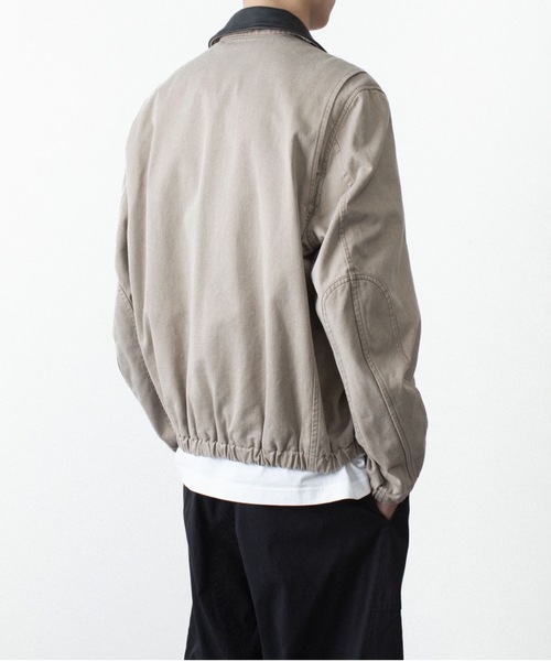 Roughlow ジャケット サルファーダイド チノクロス ワークJKT / SULFUR DYED CHINO CLOTH