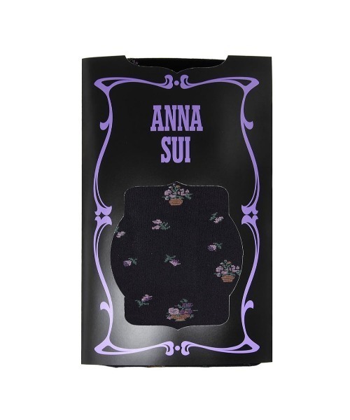 ANNA SUI（アナスイ）の「フローティングフラワーポットタイツ（タイツ/ストッキング・レディース・ダークグレー/ブラック・M～Ｌ）」の6枚目の写真
