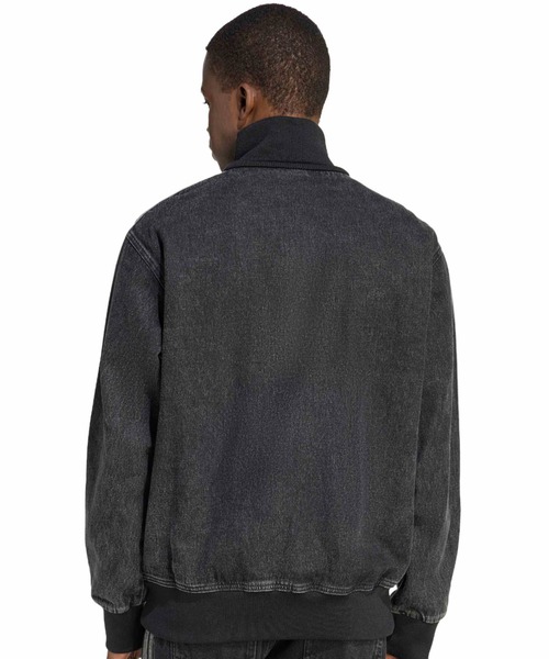 adidas（アディダス）の「adidas ADICOLOR DENIM FIREBIRD TRACK TOP / アディダス アディカラー デニム ファイヤーバード トラック トップ（その他アウター・メンズ・ブラック・M/L/XL/S/XXL）」の4枚目の写真