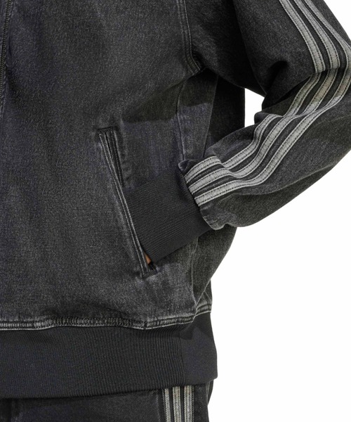 adidas（アディダス）の「adidas ADICOLOR DENIM FIREBIRD TRACK TOP / アディダス アディカラー デニム ファイヤーバード トラック トップ（その他アウター・メンズ・ブラック・M/L/XL/S/XXL）」の9枚目の写真