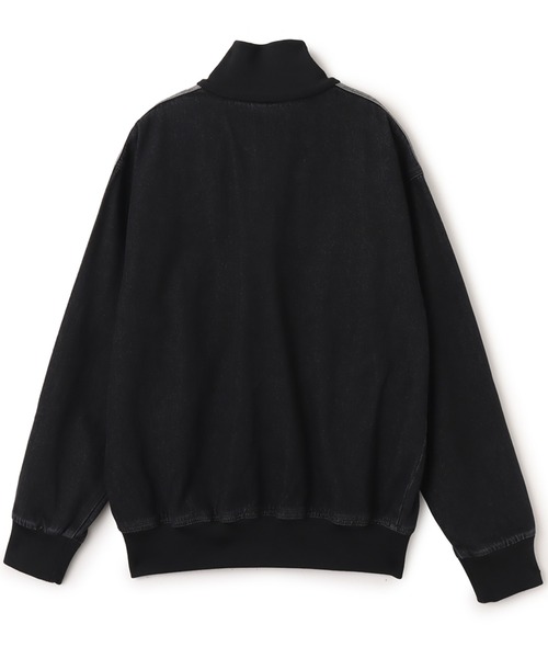 adidas（アディダス）の「adidas ADICOLOR DENIM FIREBIRD TRACK TOP / アディダス アディカラー デニム ファイヤーバード トラック トップ（その他アウター・メンズ・ブラック・M/L/XL/S/XXL）」の3枚目の写真