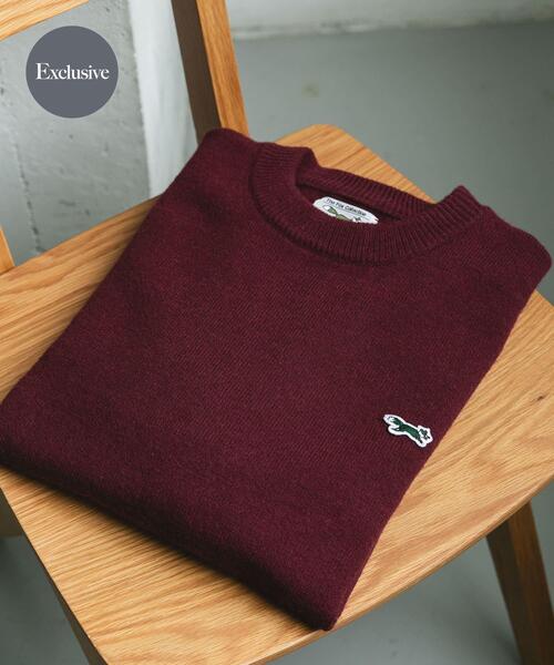 PENNEYS（ぺニーズ）の「『別注』PENNEYS×DOORS　THE FOX クルーネックスフレニット（ニット/セーター・メンズ・オフホワイト/ネイビー/レッド系その他/チャコールグレー・LARGE/MEDIUM/X-LARGE）」の4枚目の写真