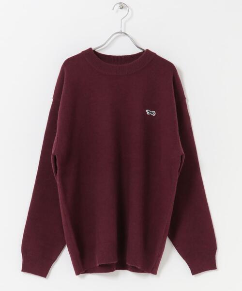 PENNEYS（ぺニーズ）の「『別注』PENNEYS×DOORS　THE FOX クルーネックスフレニット（ニット/セーター・メンズ・オフホワイト/ネイビー/レッド系その他/チャコールグレー・LARGE/MEDIUM/X-LARGE）」の11枚目の写真