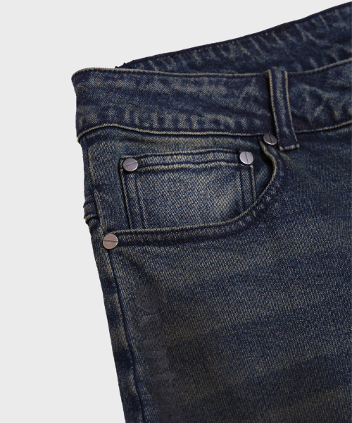 SAINTPAIN(セイントペイン)の「SP パンクフレアデニムパンツ ブルー(デニムパンツ・レディース・その他・MEDIUM/LARGE)」の3枚目の写真