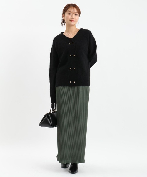 Andemiu（アンデミュウ）の「【WEB限定】アソートナロースカート631417（スカート・レディース・チャコールグレー/ブラック/ダークグリーン/ライトグリーン/アイボリー・FREE）」の19枚目の写真