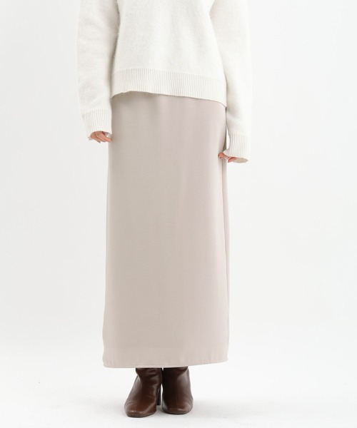 Andemiu（アンデミュウ）の「【WEB限定】アソートナロースカート631417（スカート・レディース・チャコールグレー/ブラック/ダークグリーン/ライトグリーン/アイボリー・FREE）」の20枚目の写真