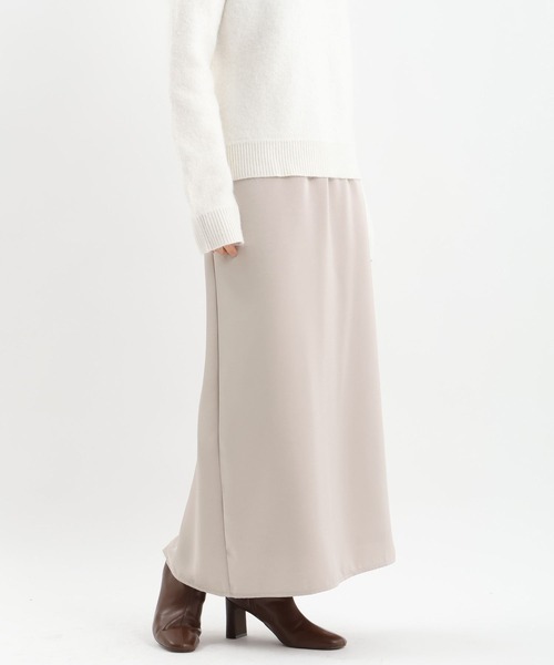 Andemiu（アンデミュウ）の「【WEB限定】アソートナロースカート631417（スカート・レディース・チャコールグレー/ブラック/ダークグリーン/ライトグリーン/アイボリー・FREE）」の21枚目の写真