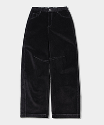 SOME PLACE（サムプレイス）の「Balloon Wide Corduroy Stitch Point Cotton Pants [Black]（その他パンツ）」