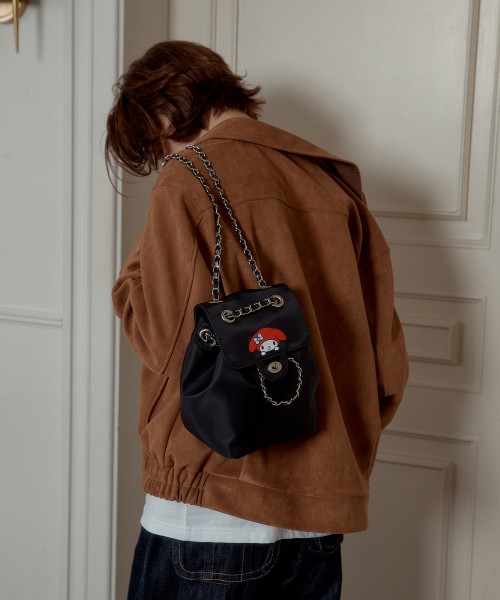 ANOETIC(アノエティック)の「ANC MYMELODY NYLON BACKPACK_BLACK(バックパック/リュック・レディース・ブラック・FREE)」の2枚目の写真