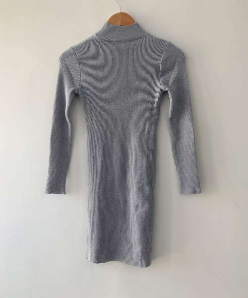 Miniministore(ミニミニストア)の「ニットワンピース 長袖 タイトワンピース(ワンピース・レディース・ワインレッド/グレー/アイボリー/ホワイト/ベージュ/ブラック・FREE)」の17枚目の写真