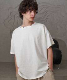 TENER（テネル）の「エリアイレットT (ホワイト)（Tシャツ/カットソー）」