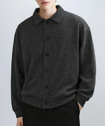 VERYVAIN（ベリベーン）の「RAVINE COLLAR CARDIGAN (DARK GRAY)（カーディガン/ボレロ）」