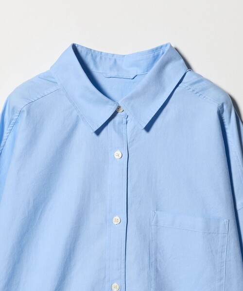 green label relaxing（グリーンレーベルリラクシング）の「［size SHORTあり］オックス オーバー シャツ（シャツ/ブラウス・レディース・ライトピンク/ライトブルー/イエロー/ネイビー・FREE/SHORT）」の17枚目の写真
