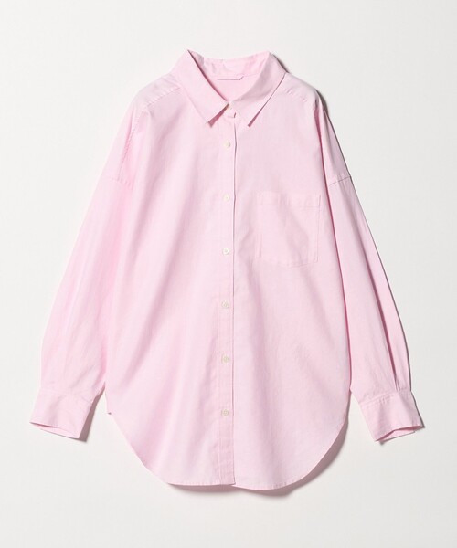green label relaxing（グリーンレーベルリラクシング）の「［size SHORTあり］オックス オーバー シャツ（シャツ/ブラウス・レディース・ライトピンク/ライトブルー/イエロー/ネイビー・FREE/SHORT）」の21枚目の写真