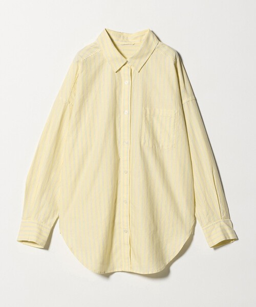 green label relaxing（グリーンレーベルリラクシング）の「［size SHORTあり］オックス オーバー シャツ（シャツ/ブラウス・レディース・ライトピンク/ライトブルー/イエロー/ネイビー・FREE/SHORT）」の22枚目の写真