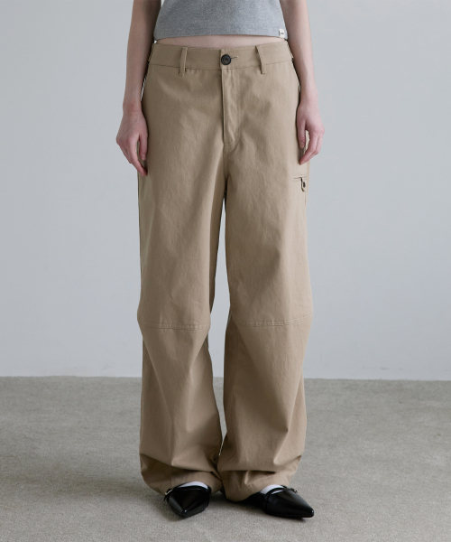 bounDary(バウンダリー)の「ビジョワイド切開チノパンツ【ベージュ】(その他パンツ・レディース・その他・MEDIUM/LARGE)」の2枚目の写真